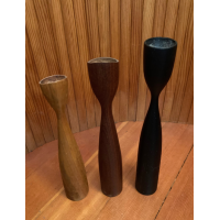 Deense houten kandelaars